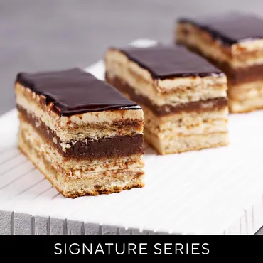Opera Cake sliced