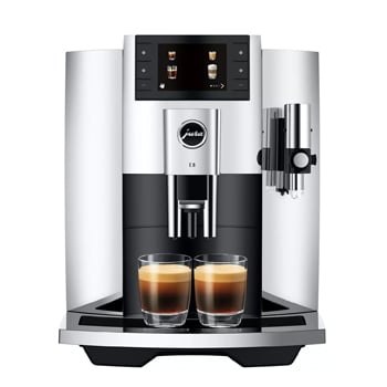 JURA E8 Automatic Coffee Machine in chrome